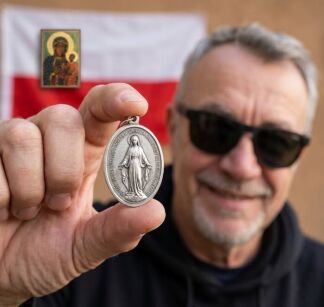 CUDOWNY MEDALIK - nie na sprzedaż. Dołączany w prezencie do zakupów w naszym sklepie.